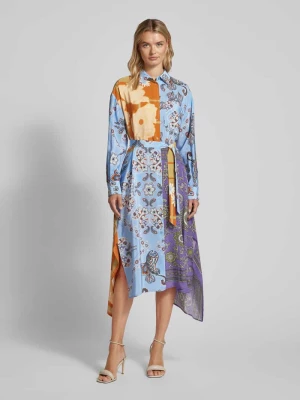 Sukienka midi z listwą guzikową model ‘SAMARIA’ Weekend Max Mara