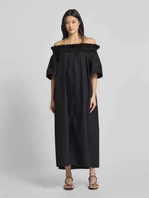 Sukienka midi z listwą guzikową model ‘SHIRLEY-DRESS’ Copenhagen Muse