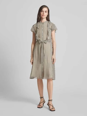 Sukienka midi z listwą guzikową model ‘TAWRENNA’ Lauren Ralph Lauren