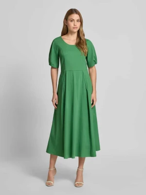 Sukienka midi z marszczeniami MORE & MORE