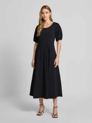 Sukienka midi z marszczeniami MORE & MORE