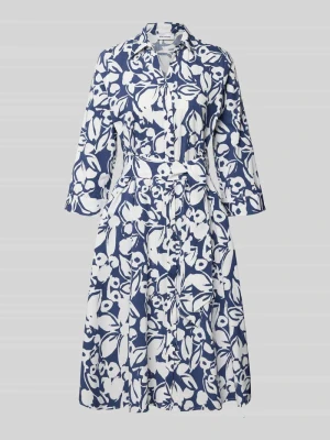 sukienka midi z mieszanka bawełny MORE & MORE