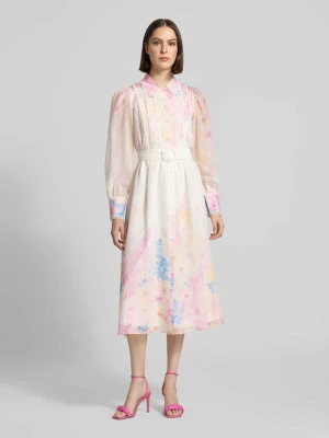sukienka midi z mieszanka lyocellu model 'Florence' YAS