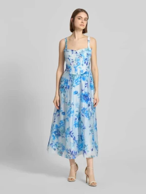 Sukienka midi z mieszanka lyocellu model 'Lilah' bardot