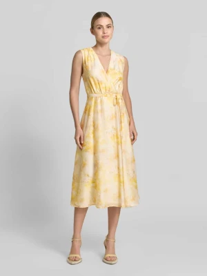 Sukienka midi z mieszanka lyocellu w kopertowy styl Jake*s Collection