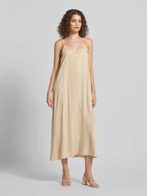 Sukienka midi z mieszanka wiskozy i elastanu model 'Alma' OH APRIL