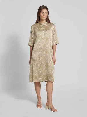 Sukienka midi z mieszanki jedwabiu Hemisphere