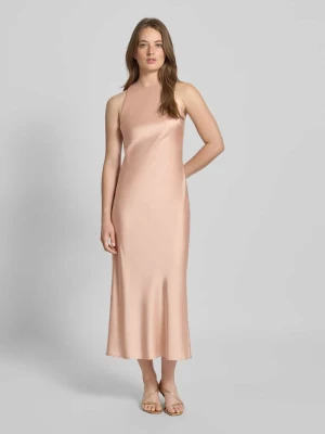 Sukienka midi z mieszanki wiskozy z okrągłym dekoltem model ‘ceri’ Gestuz