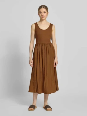 sukienka midi z nakładanymi kieszeniami Rich & Royal