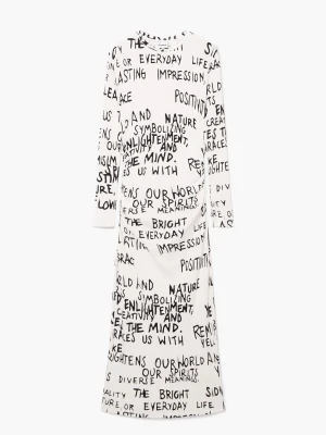 Sukienka midi z napisem Desigual