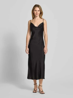 Sukienka midi z obszyciem ozdobnymi kamieniami model ‘NEW AKILINA’ Guess