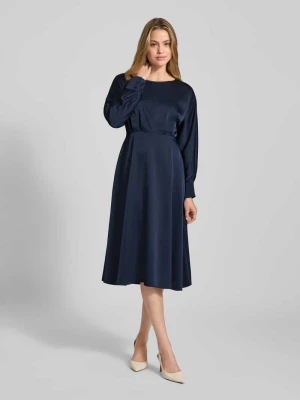 Sukienka midi z okrągłym dekoltem Christian Berg Woman Selection