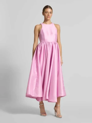 sukienka midi z okrągłym dekoltem model 'ELLINA' YAS