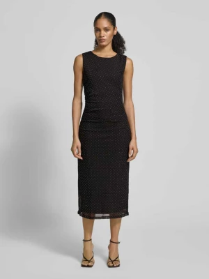 Sukienka midi z okrągłym dekoltem model ‘MINNA’ Vila