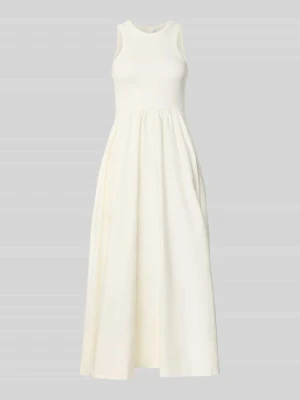 sukienka midi z okrągłym dekoltem model 'MIRI' YAS