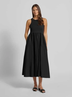 sukienka midi z okrągłym dekoltem model 'MIRI' YAS