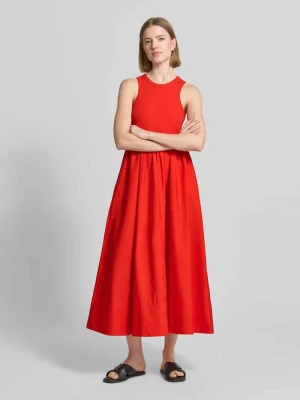 sukienka midi z okrągłym dekoltem model 'MIRI' YAS