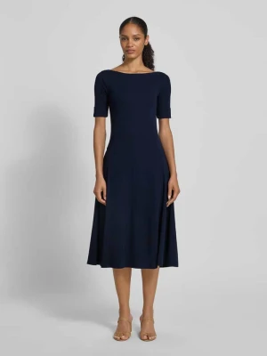 Sukienka midi z okrągłym dekoltem model ‘MUNZIE’ Lauren Ralph Lauren