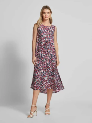 Sukienka midi z okrągłym dekoltem model ‘Rubay’ Lieblingsstück