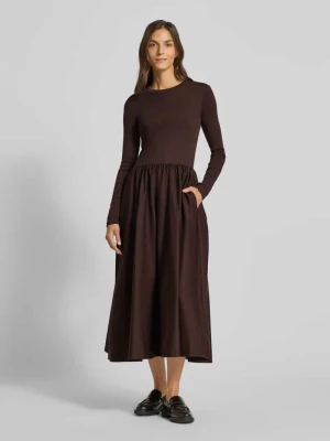 Sukienka midi z okrągłym dekoltem Polo Ralph Lauren