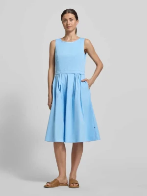 Sukienka midi z okrągłym dekoltem ROBE LÉGÈRE