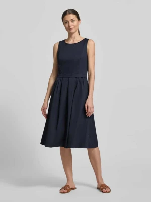 Sukienka midi z okrągłym dekoltem ROBE LÉGÈRE