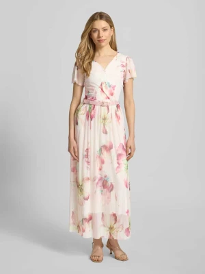 sukienka midi z paskiem model 'Be44lla' ZABAIONE