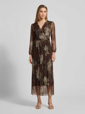 Sukienka midi z paskiem model ‘La44rinaa’ ZABAIONE