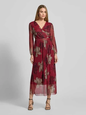 Sukienka midi z paskiem model ‘La44rinaa’ ZABAIONE