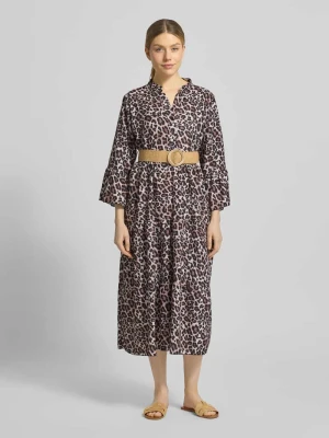 Sukienka midi z paskiem model 'Ol44ivi' ZABAIONE
