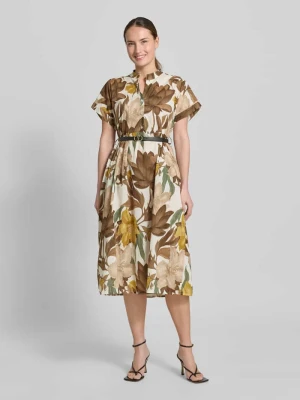 sukienka midi z paskiem model 'Za44ritii' ZABAIONE