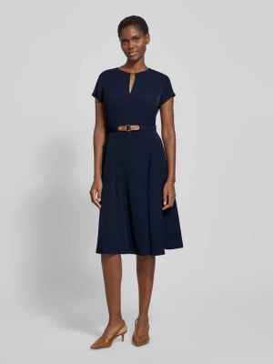 Sukienka midi z paskiem w talii model ‘BRYGITKA’ Lauren Ralph Lauren