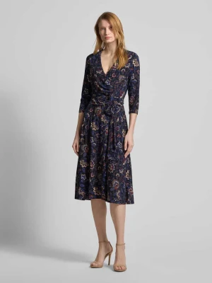 Sukienka midi z paskiem w talii model ‘CARLYNA’ Lauren Ralph Lauren