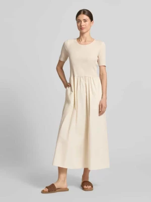 Sukienka midi z plisowanym efektem Christian Berg Woman Selection