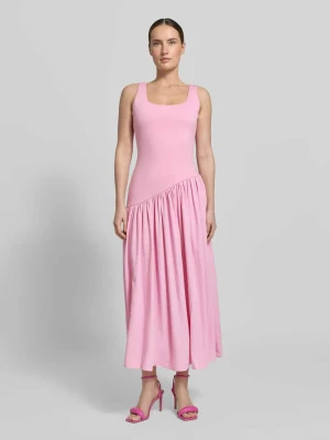 sukienka midi z prostokątnym dekoltem Little Mistress