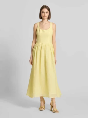 sukienka midi z ramii model 'LAWRENCE SCOOP' bardot