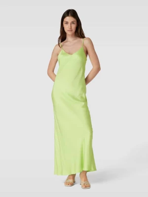 Sukienka midi z regulowanymi, cienkimi ramiączkami model ‘REGI’ Selected Femme