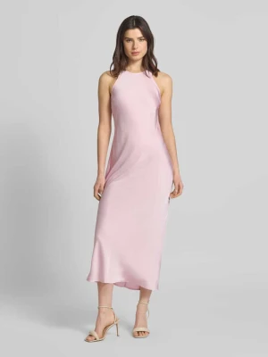 sukienka midi z satyny model 'RAVENNA' Vila