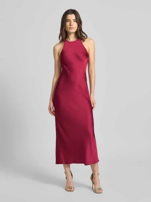 sukienka midi z satyny model 'RAVENNA' Vila