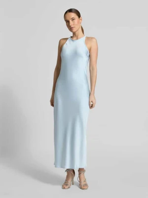 sukienka midi z satyny model 'RAVENNA' Vila