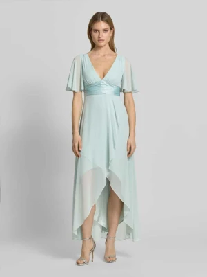 Sukienka midi z szyfonu z głębokim dekoltem w serek Jake*s Cocktail