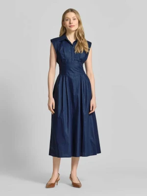 sukienka midi z ukrytą listwą guzikową model 'CHERRY' Guess