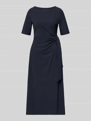 Sukienka midi z wiązanym detalem milano italy