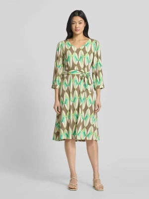 Sukienka midi z wiązanym paskiem Betty Barclay