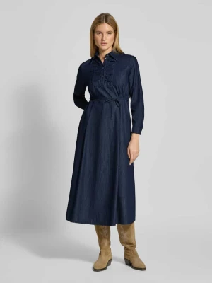 Sukienka midi z wiązanym paskiem LUISA CERANO