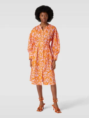 Sukienka midi z wiązanym paskiem model ‘DASH’ Oilily