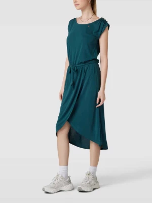 Sukienka midi z wiązanym paskiem model ‘ETHANY’ Ragwear