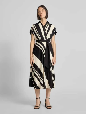 Sukienka midi z wiązanym paskiem model ‘FRATILLIO’ Lauren Ralph Lauren