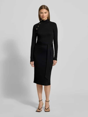Sukienka midi z wiązanym paskiem model ‘VAHANT’ Lauren Ralph Lauren