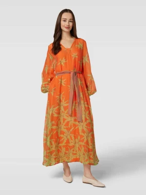 Sukienka midi z wiskozy model ‘SHIA JUNGLE’ Delicate Love